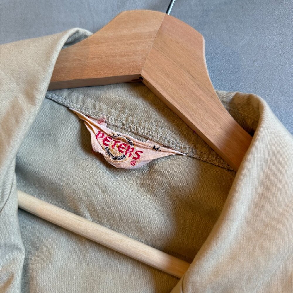 Vintage Peters Long Button Down Overcoat - Picture 2 of 3